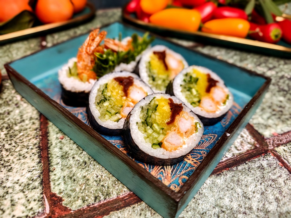 Futomaki - krewetka w tempurze
