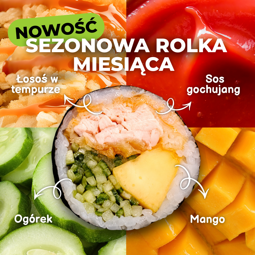 Rolka sierpnia z mango